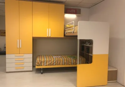 Cameretta Doimo Cityline soppalco scorrevole 